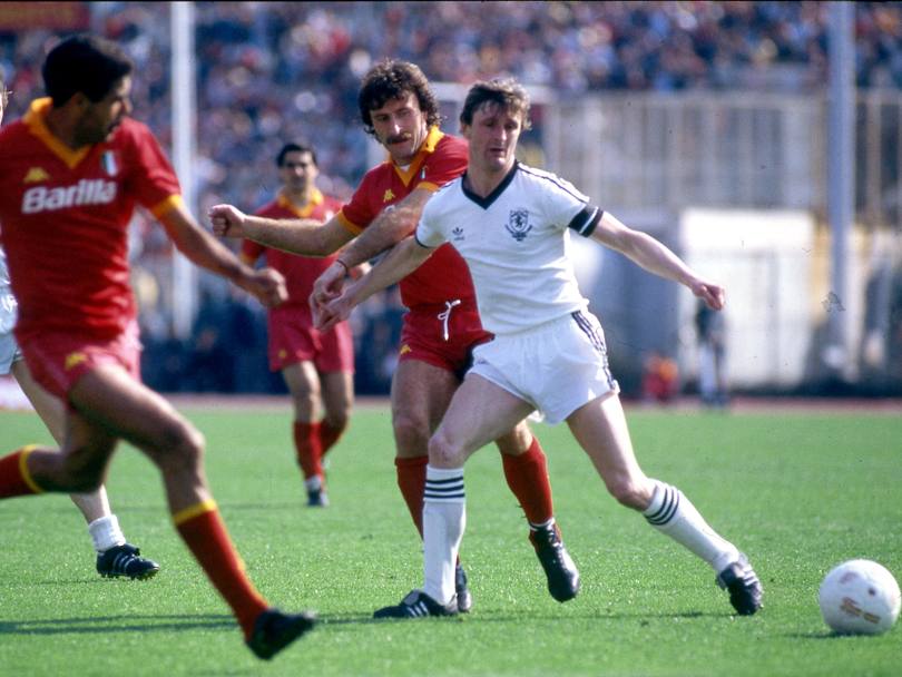 La semifinale di Coppa dei Campioni nel 1984 contro gli scozzesi del Dundee United finita 3-0 per la Roma